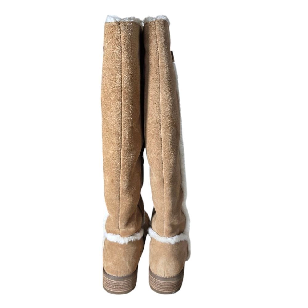 Bjorndal Allison Camel Tan Suede Knee-High Boots Size 11 - Picture 4 of 17